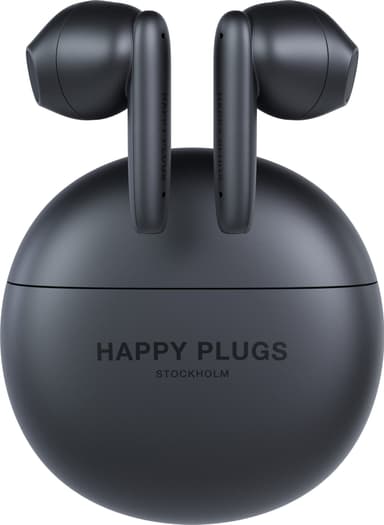 Happy Plugs Joy Lite true helt trådløse in-ear hodetelefoner (sort)