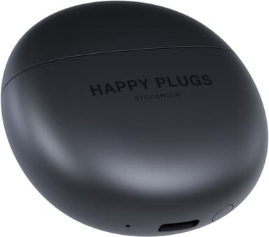 Happy Plugs Joy Lite true helt trådløse in-ear hodetelefoner (sort)