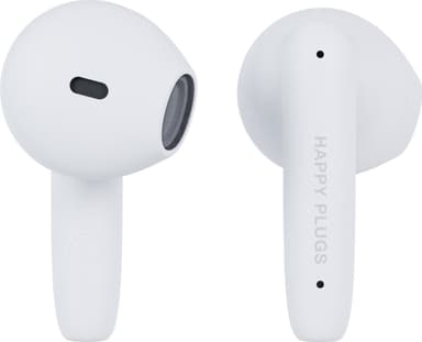 Happy Plugs Joy Lite helt trådløse in-ear hodetelefoner (hvit)