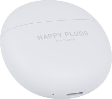 Happy Plugs Joy Lite helt trådløse in-ear hodetelefoner (hvit)