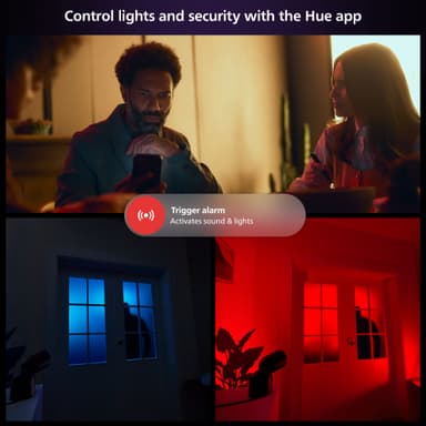 Philips Hue sikkerhetskamera (kablet/hvit)