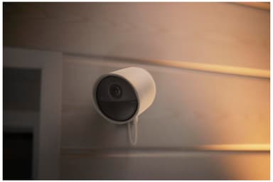 Philips Hue sikkerhetskamera (kablet/hvit)
