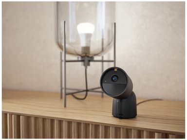 Philips Hue sikkerhetskamera (skrivebordsstativ/sort)