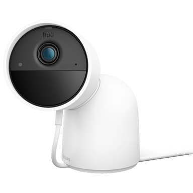 Philips Hue sikkerhetskamera (skrivebordsstativ/hvit)