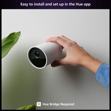 Philips Hue sikkerhetskamera (trådløs/hvit)
