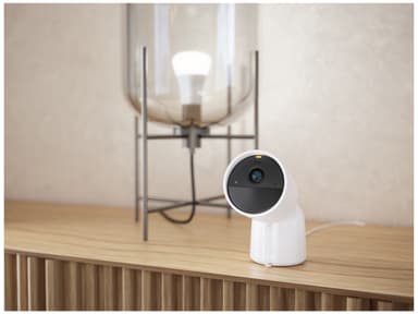 Philips Hue sikkerhetskamera (skrivebordsstativ/hvit)