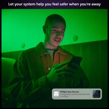 Philips Hue sikkerhetskamera (skrivebordsstativ/hvit)