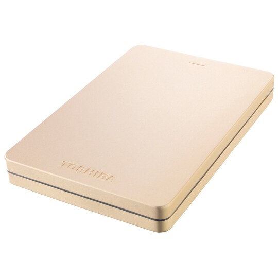 Toshiba Canvio Alu 2 TB bærbar harddisk (gull)