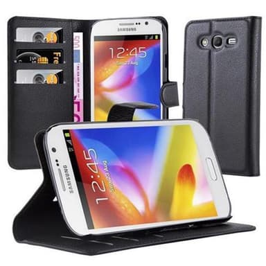 Samsung Galaxy GRAND lommebokdeksel etui (svart)