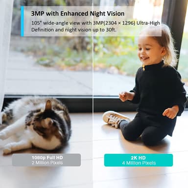 TP-Link Tapo C110 WiFi sikkerhetskamera