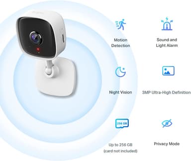TP-Link Tapo C110 WiFi sikkerhetskamera