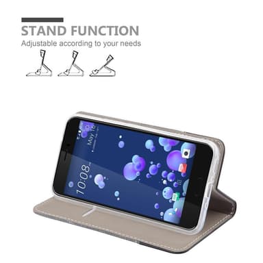 HTC OCEAN / U11 lommebokdeksel etui (grå)