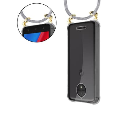 Motorola MOTO C PLUS Deksel med Halskjede (grå)