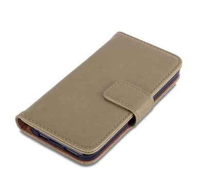 iPhone 5 / 5S / SE 2016 lommebokdeksel etui (brun)