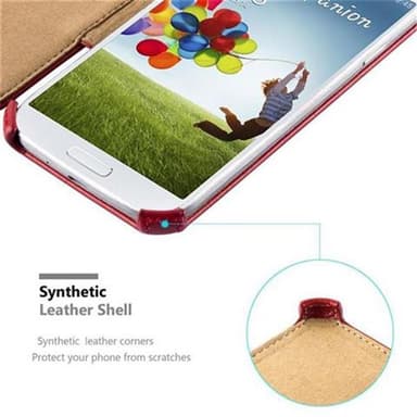 Samsung Galaxy S4 lommebokdeksel case (rød)