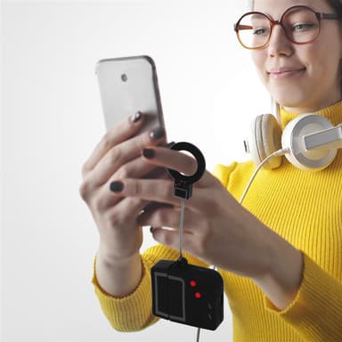 TPU AirPod etui Veske (svart)