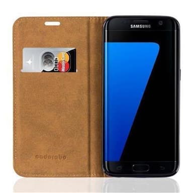 Samsung Galaxy S7 EDGE lommebokdeksel case (lilla)