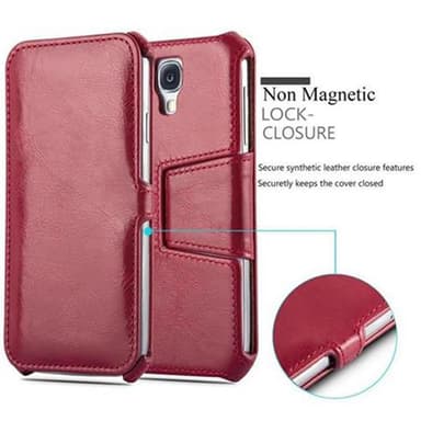 Samsung Galaxy S4 lommebokdeksel case (rød)