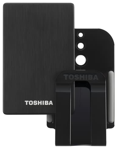 Toshiba Stor.E ALU bærbar 1 TB harddisk TV kit