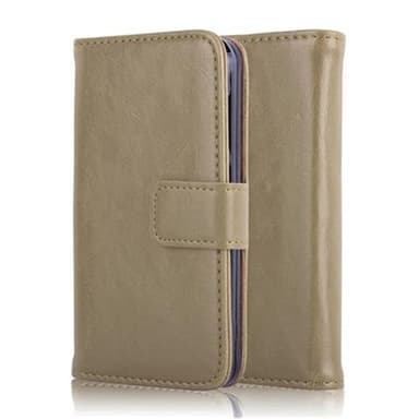 iPhone 5 / 5S / SE 2016 lommebokdeksel etui (brun)