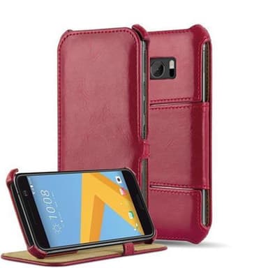 HTC ONE M10 lommebokdeksel case (rød)