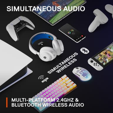 SteelSeries Arctis Nova 7P trådløst gaming headset (hvit)
