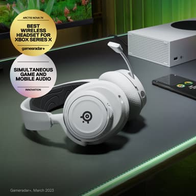 SteelSeries Arctis Nova 7X trådløst gaming headset (hvit)