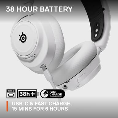 SteelSeries Arctis Nova 7X trådløst gaming headset (hvit)