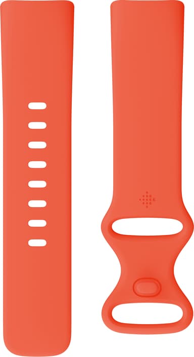 Fitbit Charge 6 aktivitetsarmbånd (gull/oransje)