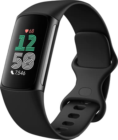 Fitbit Charge 6 aktivitetsarmbånd (sort)