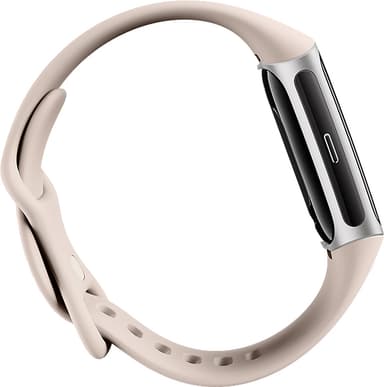 Fitbit Charge 6 aktivitetsarmbånd (sølv/beige)