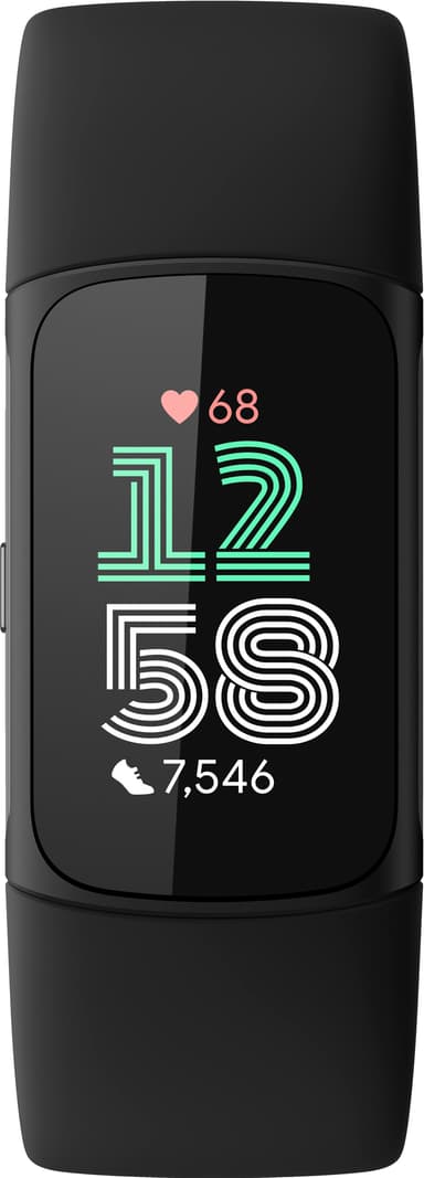 Fitbit Charge 6 aktivitetsarmbånd (sort)