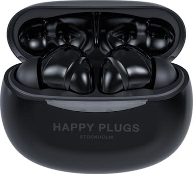 Happy Plugs Joy Pro helt trådløse in-ear hodetelefoner (sort)