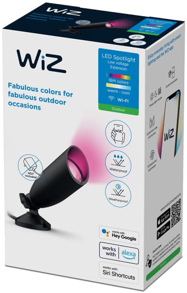 WiZ Connected utendørs spotlys 4W IP65