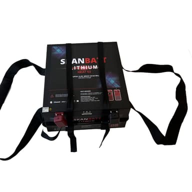SKANBATT V2 Bobil ""Under setet"" modell 12V 480Ah - 150A BMS - HEAT - Bluetooth