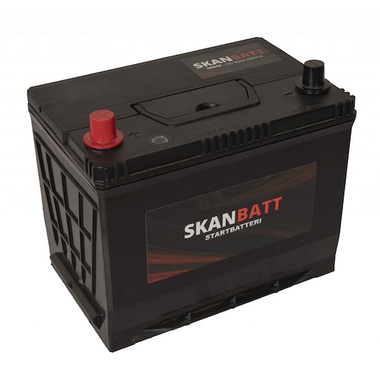 SKANBATT Startbatteri 12V 70AH 550CCA (261x172x200/220mm) +venstre