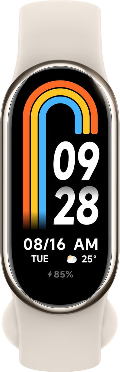 Xiaomi Smart Band 8 aktivitetsarmbånd (gull)