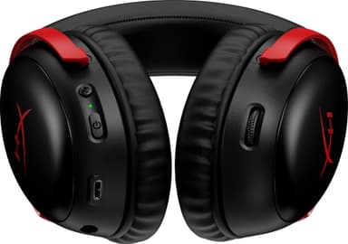HyperX Cloud III Wireless gaming headset (sort/rød)