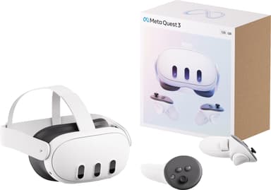 Meta Quest 3 bærbart VR-headset (128 GB)