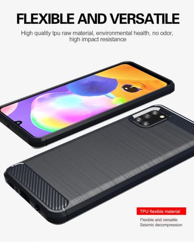 Samsung Galaxy A31 deksel ultra slim (svart)