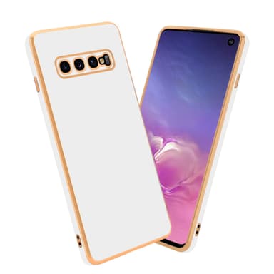 Samsung Galaxy S10 PLUS silikondeksel case (hvit)