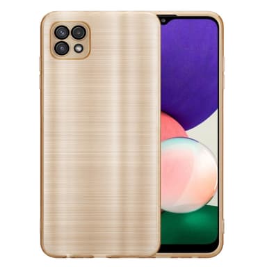 Samsung Galaxy A22 5G Silikondeksel Beskyttelse (gold)
