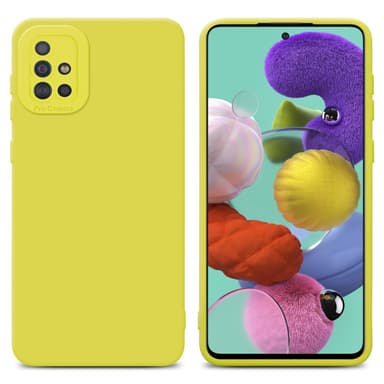 Samsung Galaxy A51 4G / M40s silikondeksel case (gul)