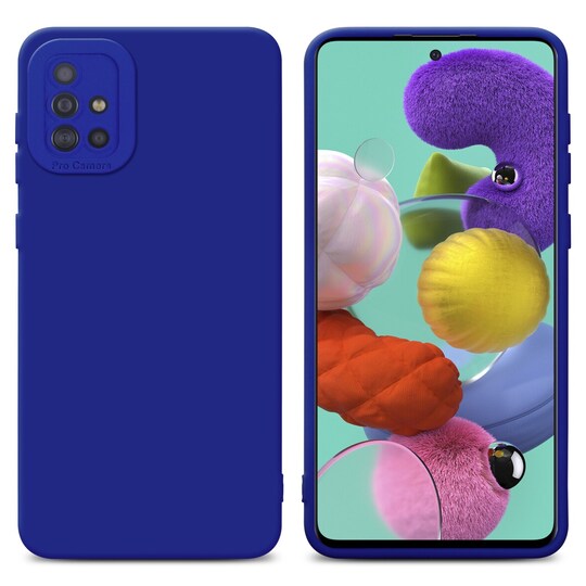 Samsung Galaxy A51 4G / M40s silikondeksel case (blå)