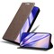 Samsung Galaxy S22 PLUS lommebokdeksel case (brun)