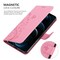 iPhone 13 MINI lommebokdeksel Blomster (rosa)