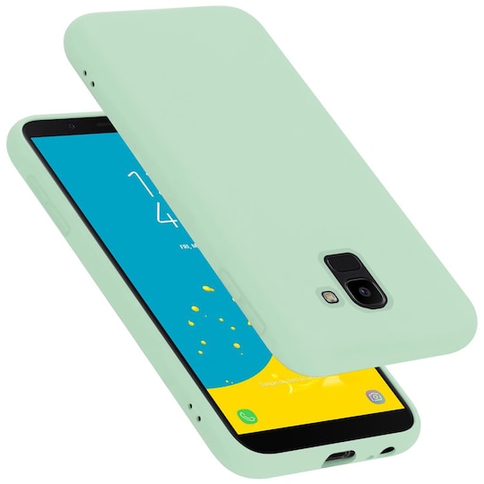 Samsung Galaxy J6 2018 silikondeksel case (grønn)