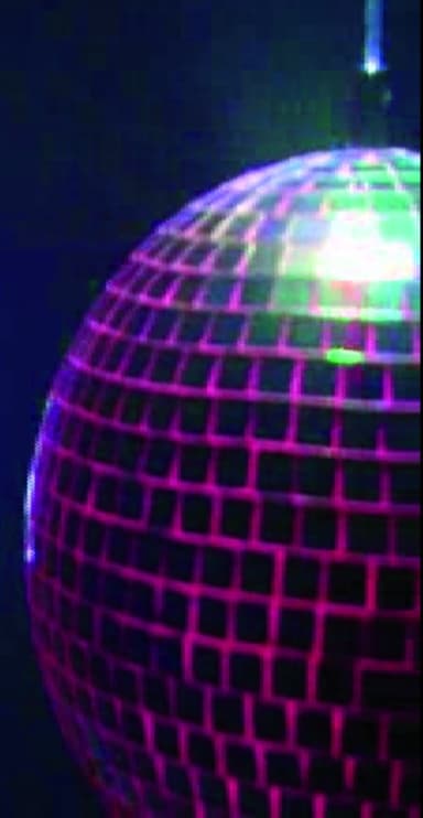 Speilkule 30 cm med LED lys, Batteridrevet