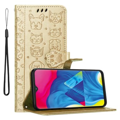 Samsung Galaxy A10 / M10 lommebokdeksel case (gold)