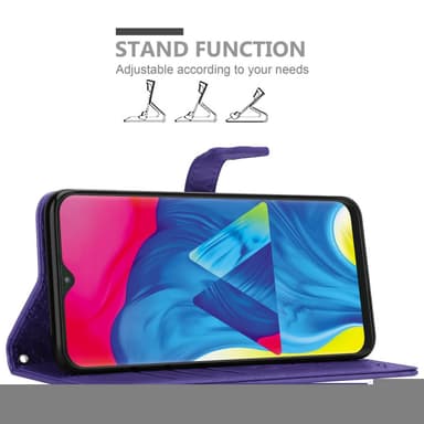 Samsung Galaxy A10 / M10 lommebokdeksel case (lilla)